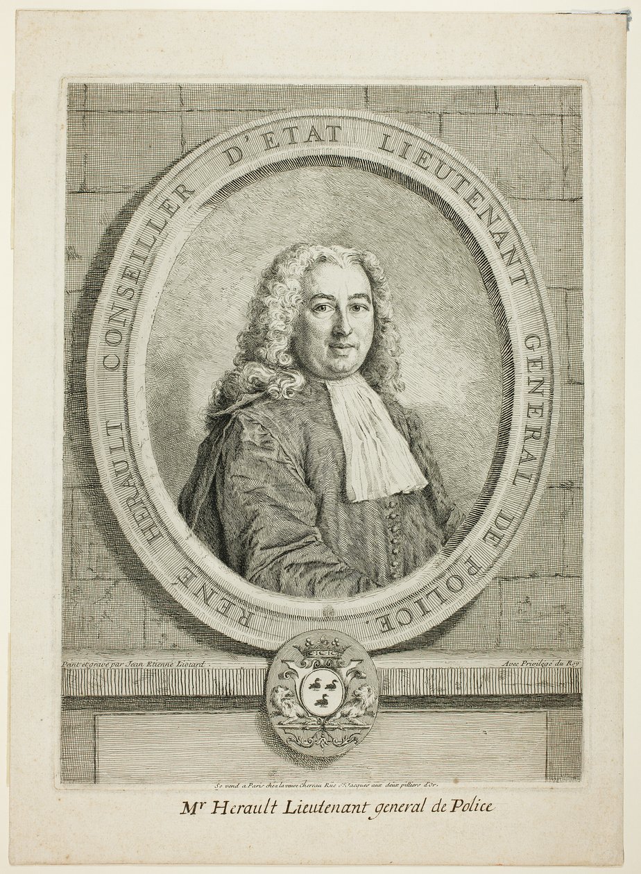 René Hérault autorstwa Jean Étienne Liotard