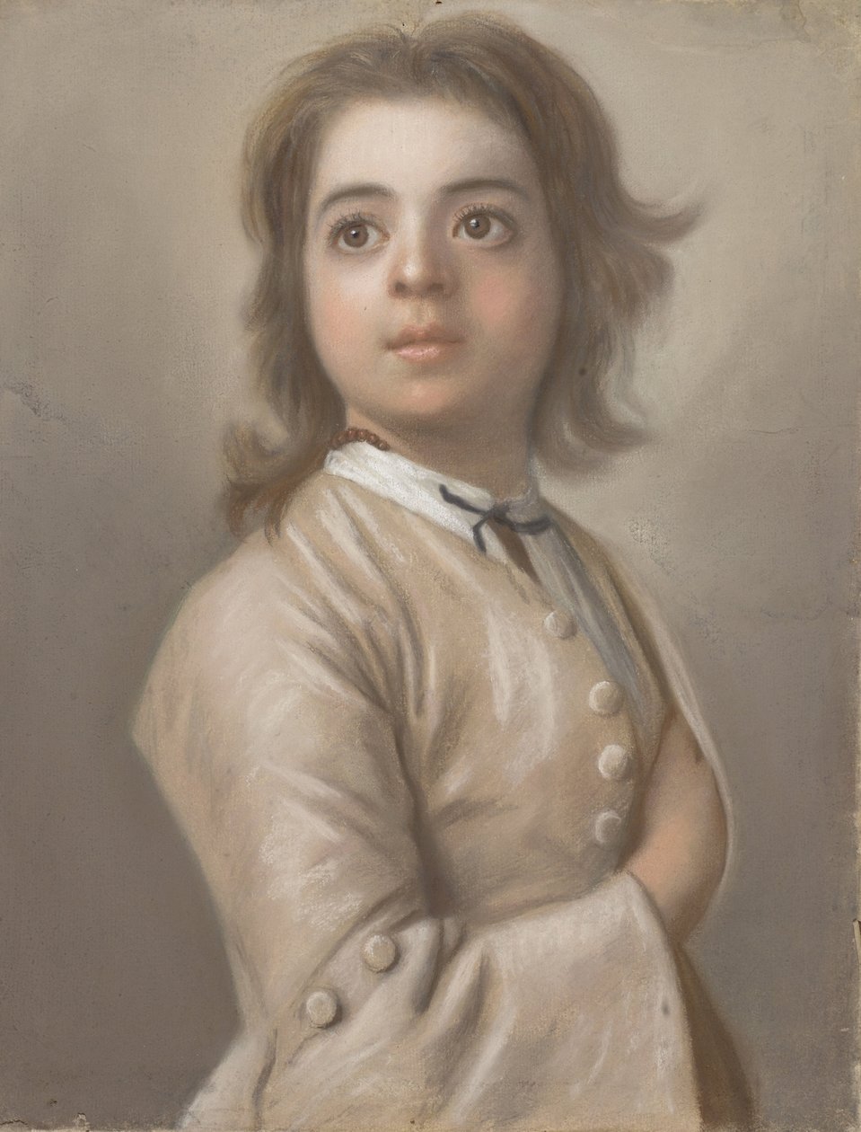 Studium chłopca w połowie drogi autorstwa Jean Étienne Liotard