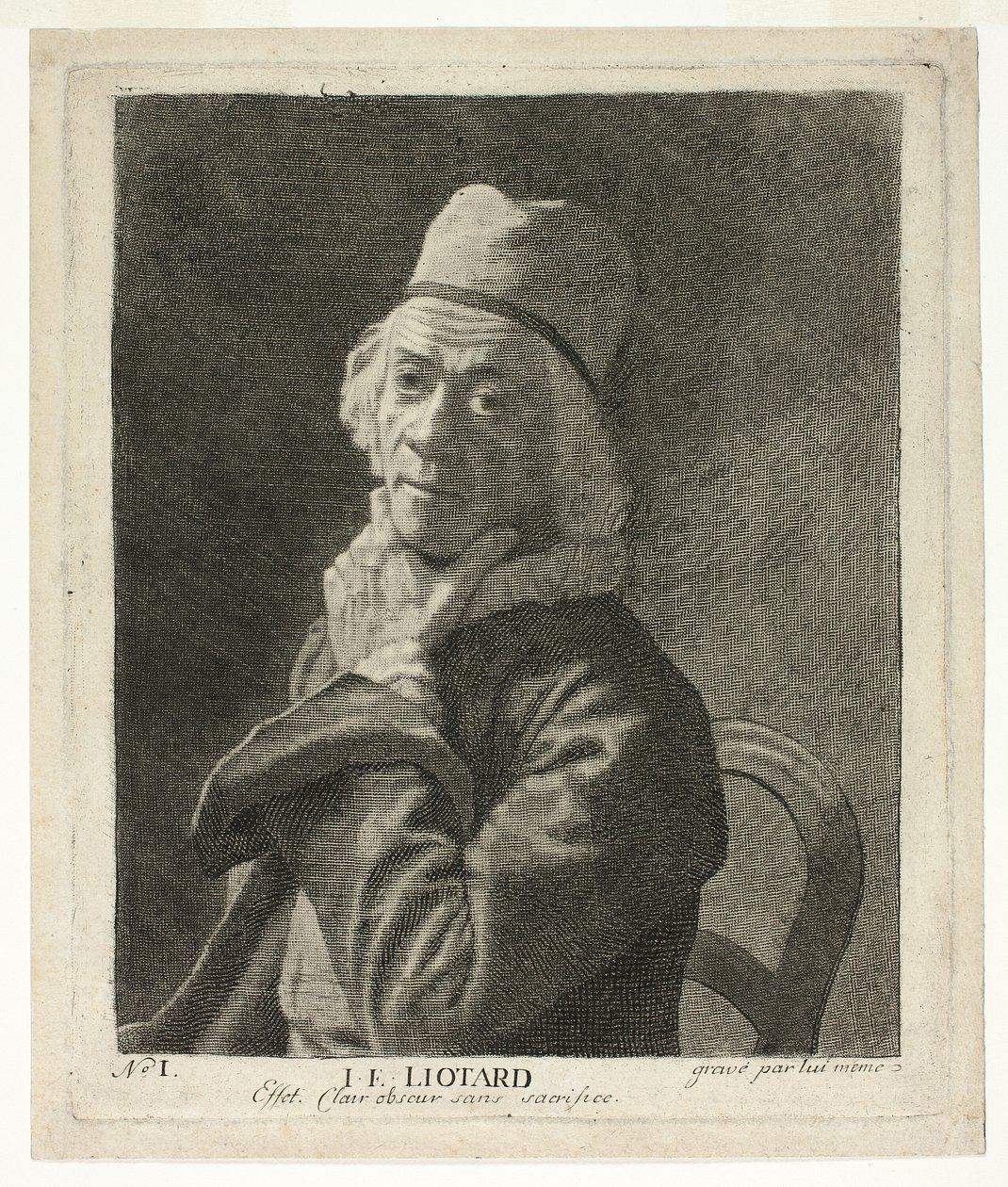 Mały autoportret autorstwa Jean Étienne Liotard