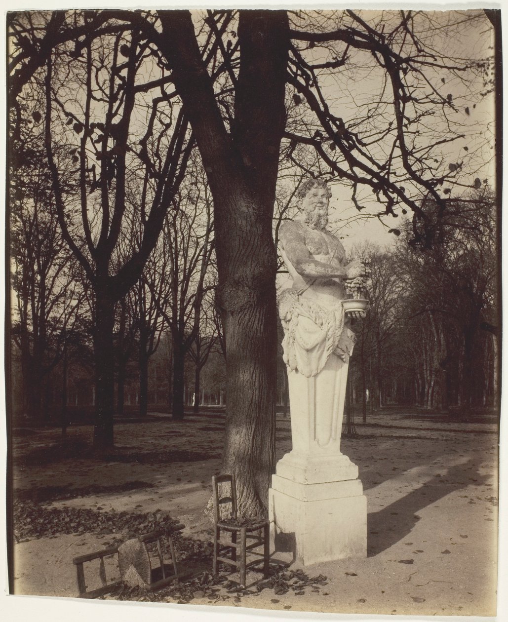 Wersal, róg parku autorstwa Jean Eugène Auguste Atget