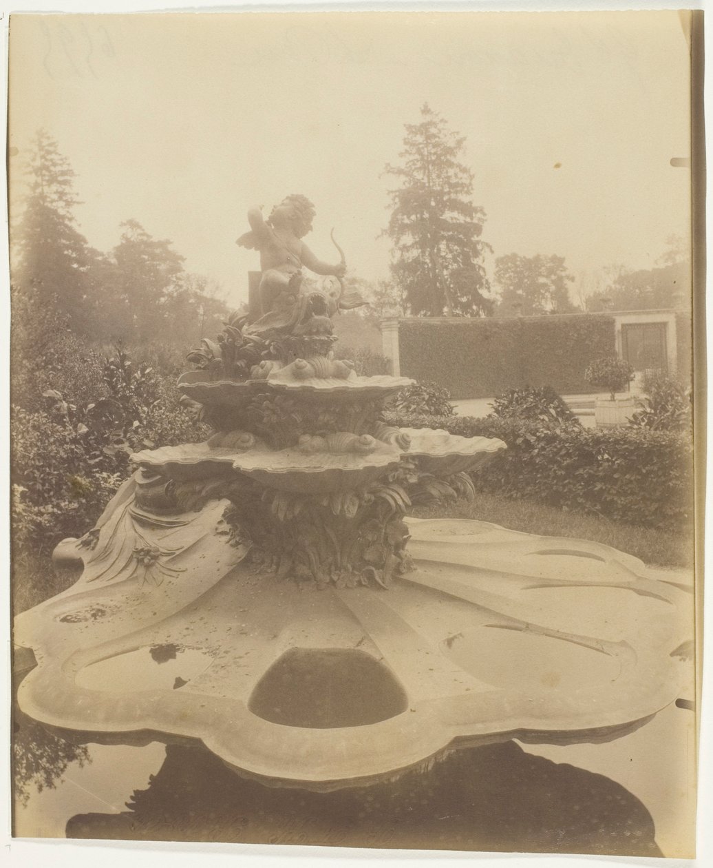 Wersal, Grand Trianon (Le Parc) autorstwa Jean Eugène Auguste Atget