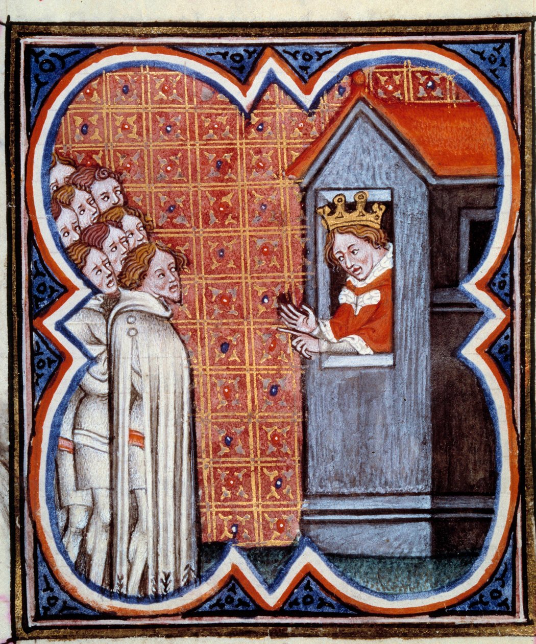 Karol II zły król Nawarry autorstwa Jean Fouquet
