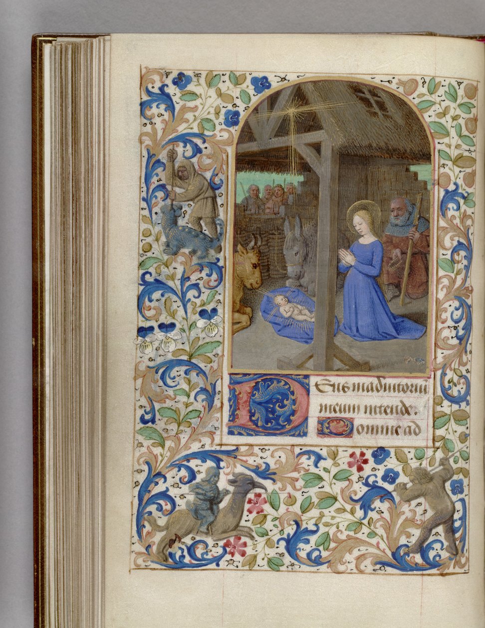 Godzinki szopka 1450-1499 autorstwa Jean Fouquet