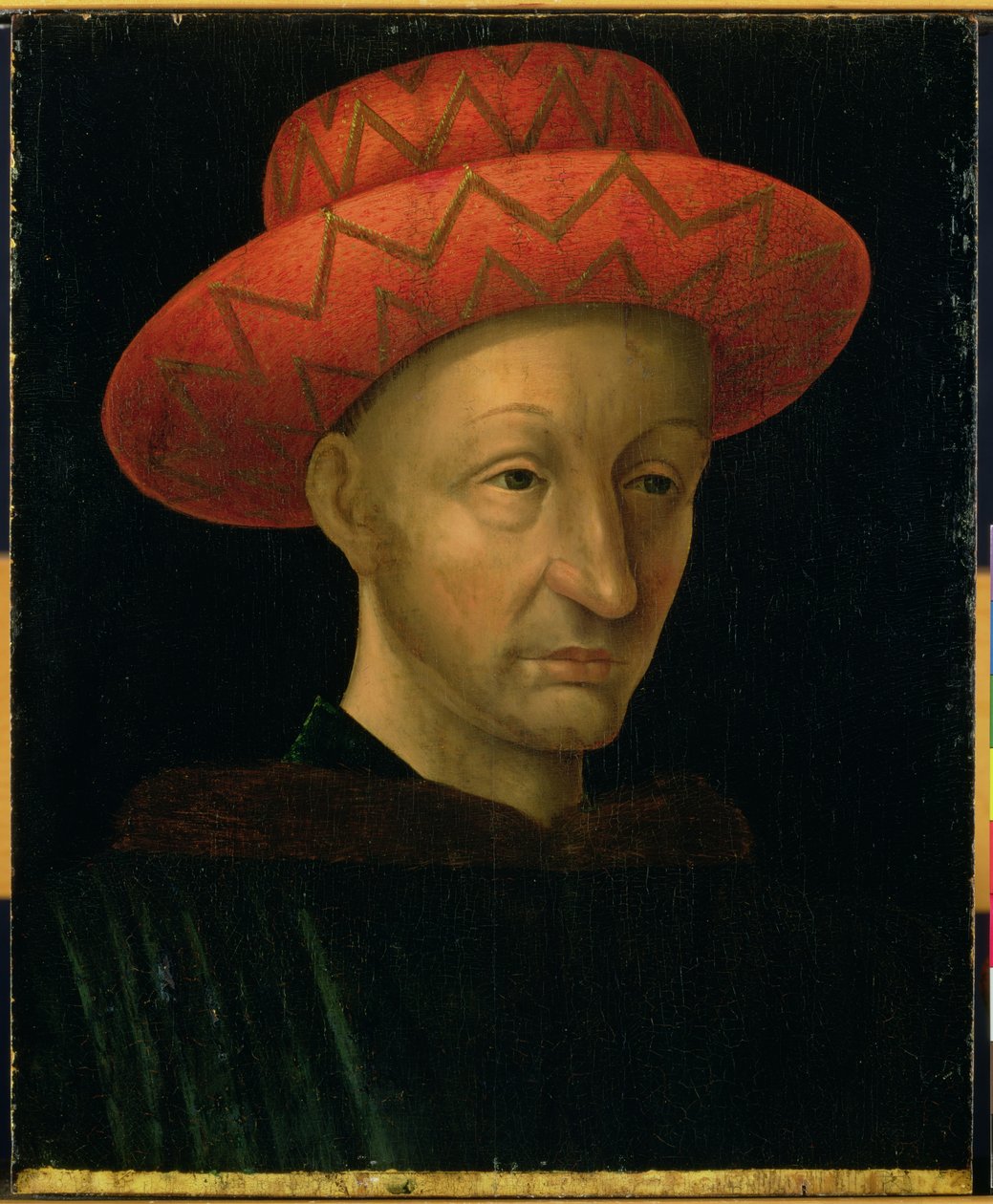 Portret Karola VII (1403-61) autorstwa Jean Fouquet