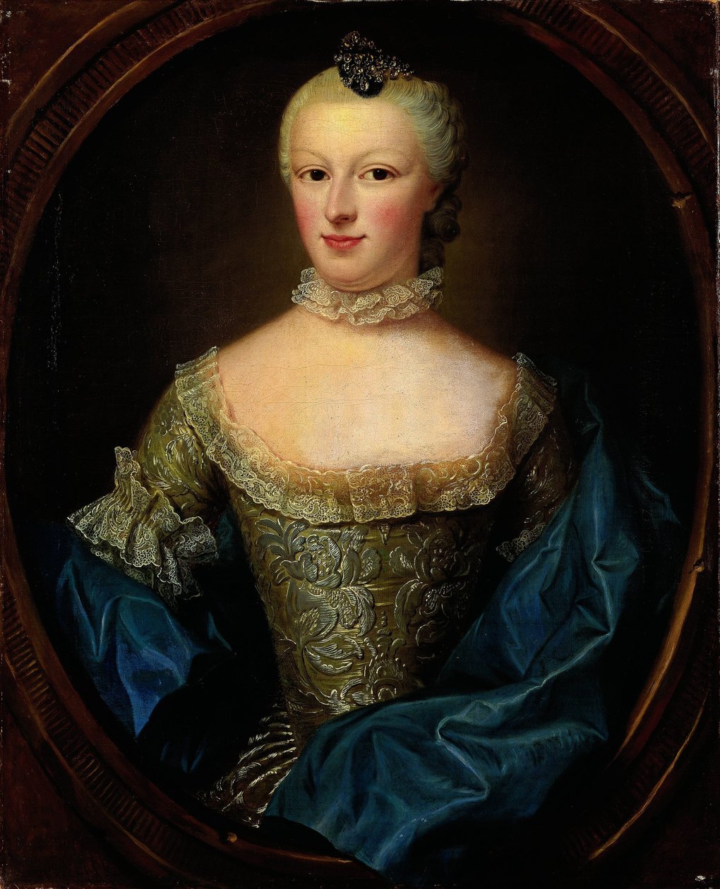 Portret Margarethy Cornelii van de Poll, żony Cornelisa Muntera autorstwa Jean Fournier