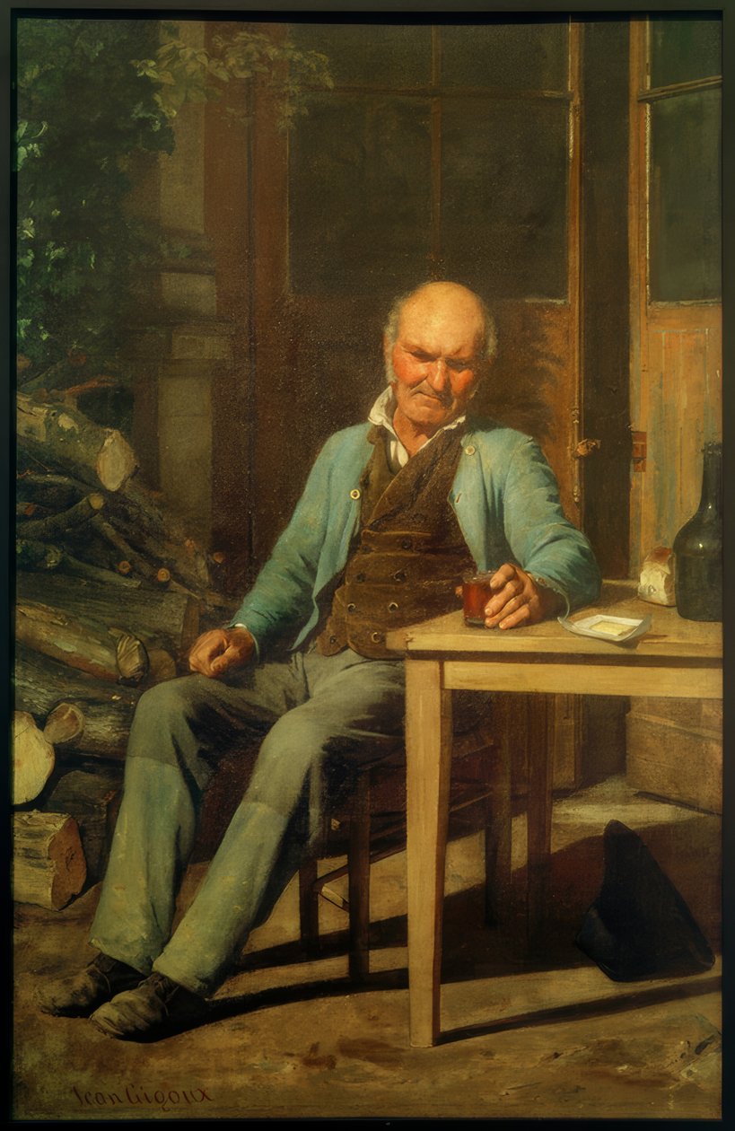 Stary Lecour autorstwa Jean Francois Gigoux