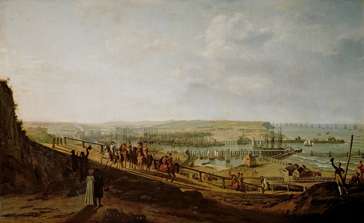 Napoleon I (1769-1821) Wizyta w obozie w Boulogne w lipcu 1804 r. 1806 autorstwa Jean Francois Hue