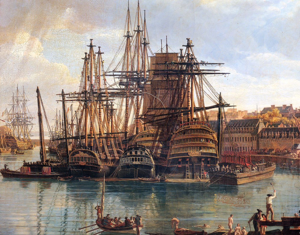 Port w Brześciu autorstwa Jean Francois Hue