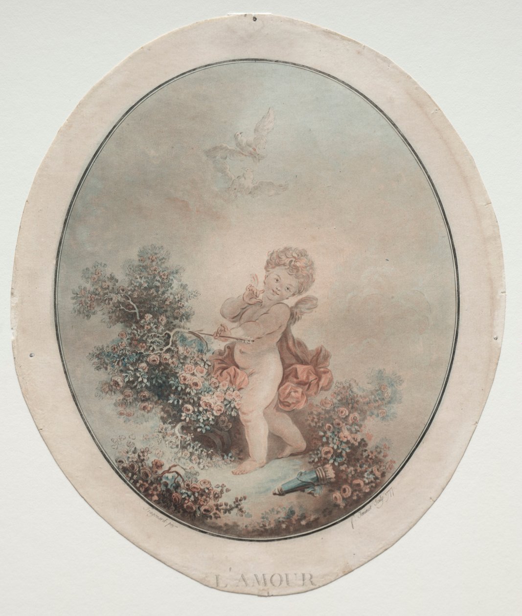 Kupidyn, 1777. autorstwa Jean Francois Janinet