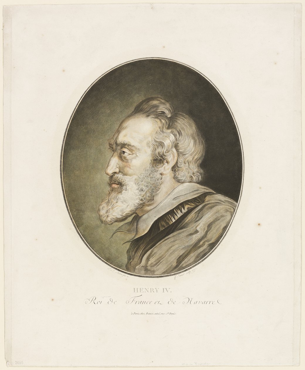 Henryk IV, król Francji i Nawarry autorstwa Jean Francois Janinet