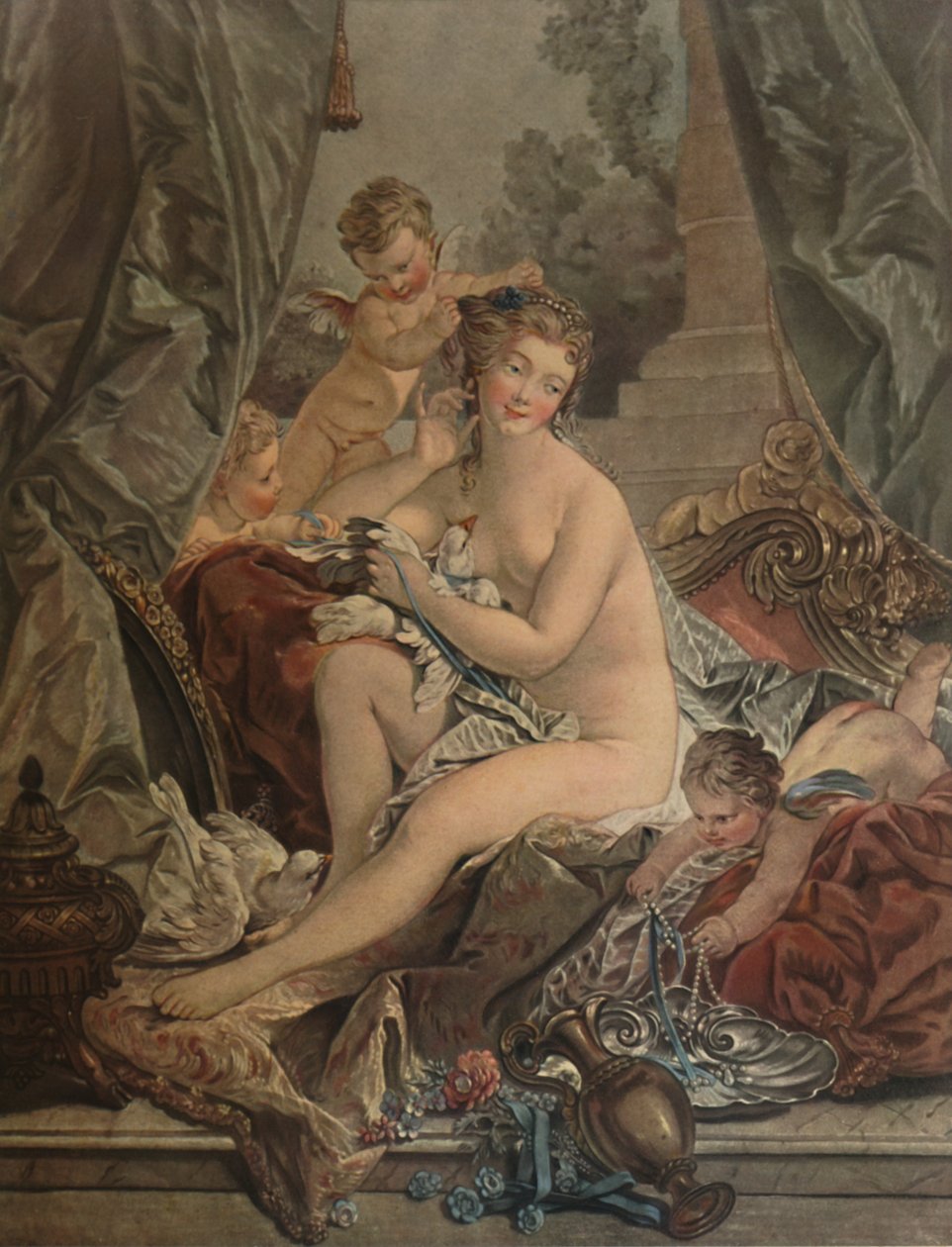 Toaleta Wenus, kąpiel Wenus, 1783, 1913 autorstwa Jean Francois Janinet