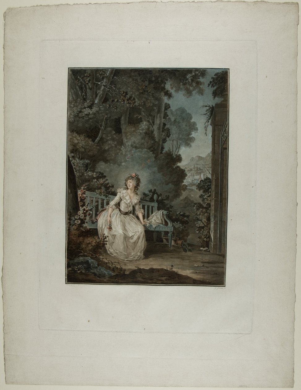 Madame Dugazon w operze „Nina, ou La folle par amour” (Nina, czyli kobieta oszalała z miłości) autorstwa Jean Francois Janinet