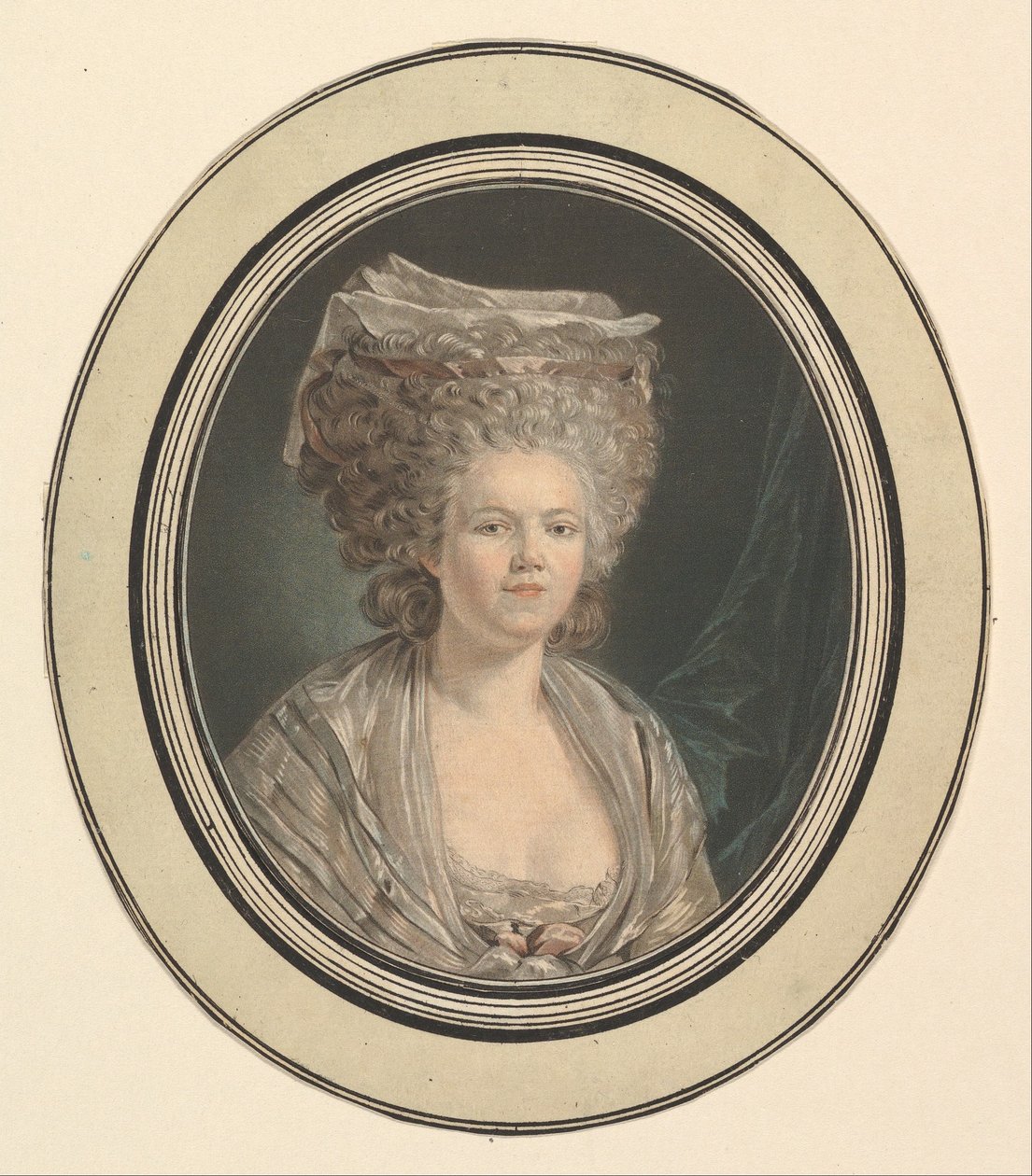 Mademoiselle Rose Bertin, krawcowa Marie-Antoinette.n.d. autorstwa Jean Francois Janinet