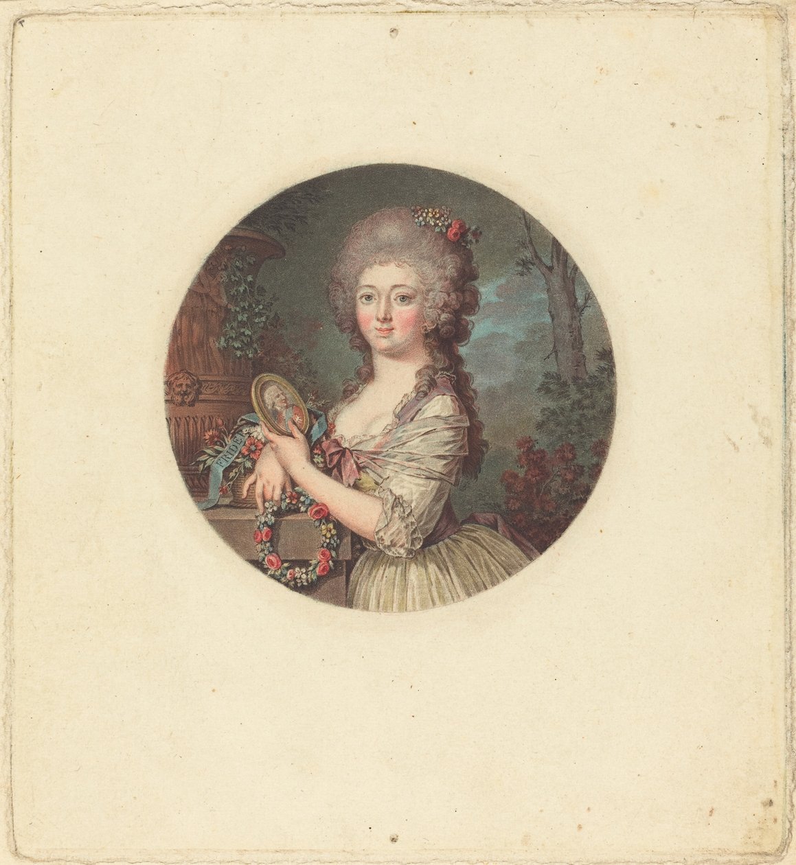 Portret młodej księżniczki autorstwa Jean Francois Janinet