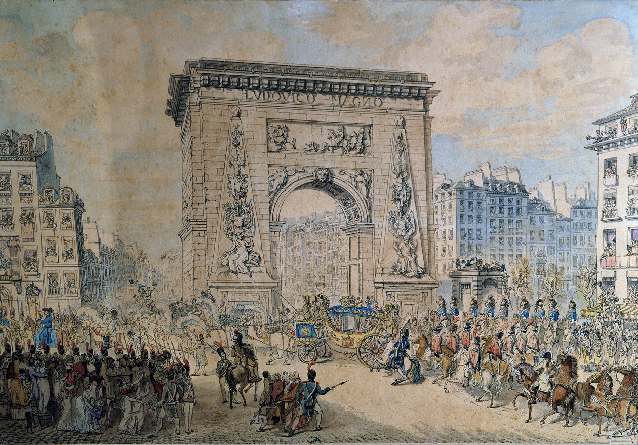 Wpis Piusa VII (papież Luigi Barnabas Chiaramonti pod imieniem Pius VII lub Pius VII). autorstwa Jean Francois Leleu