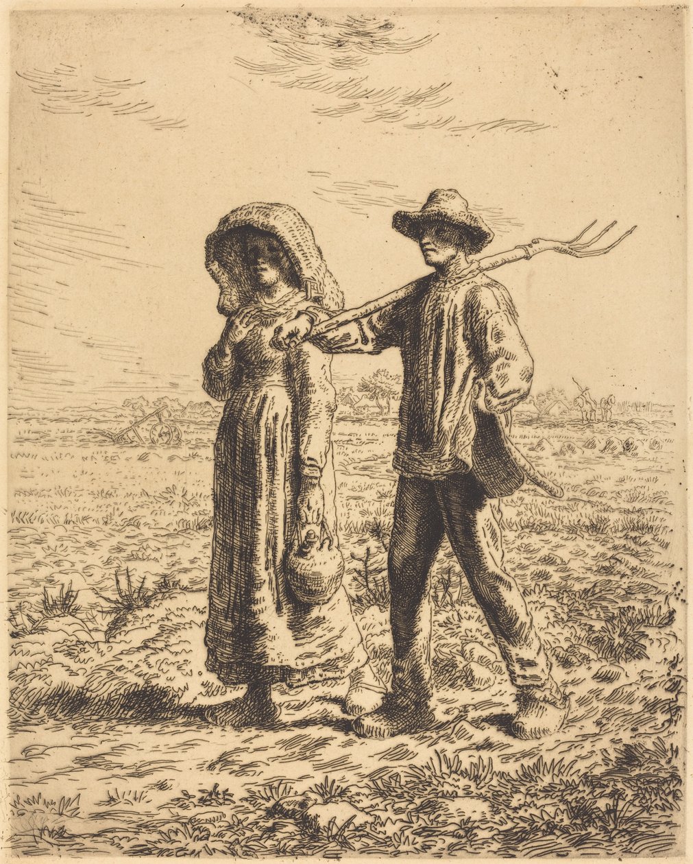 Wyjazd do pracy autorstwa Jean Francois Millet