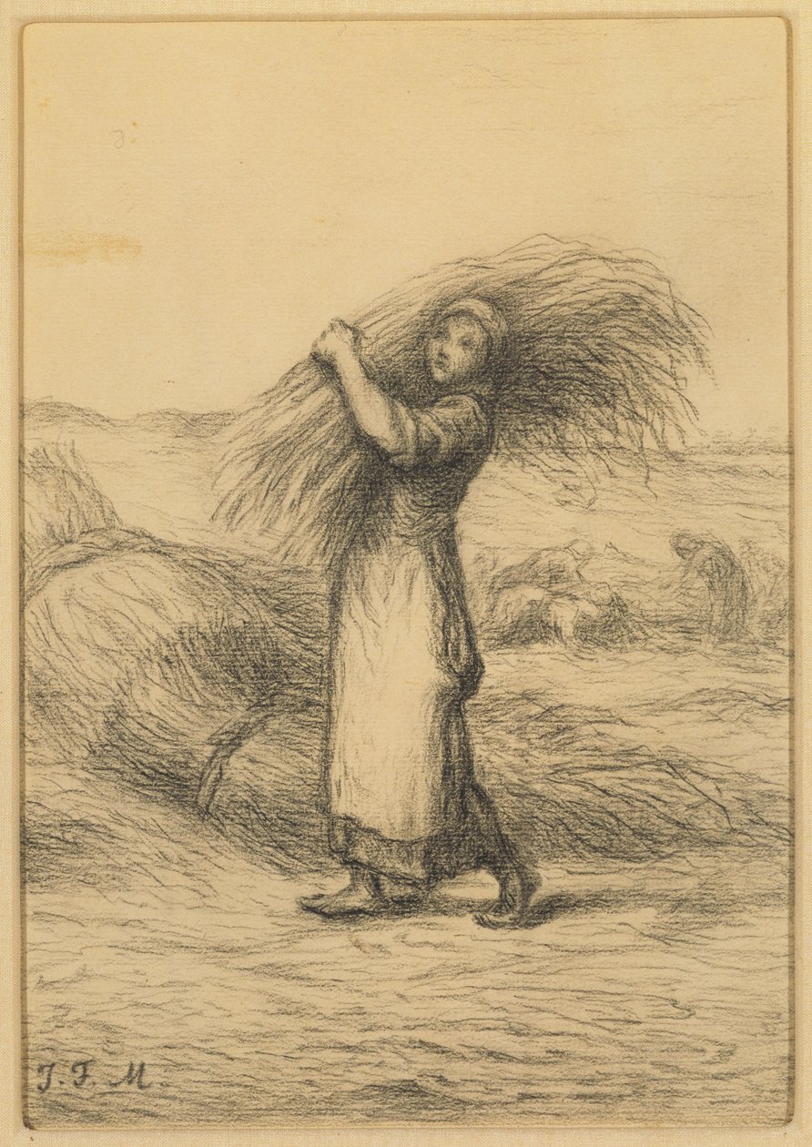 Scena żniwa autorstwa Jean Francois Millet