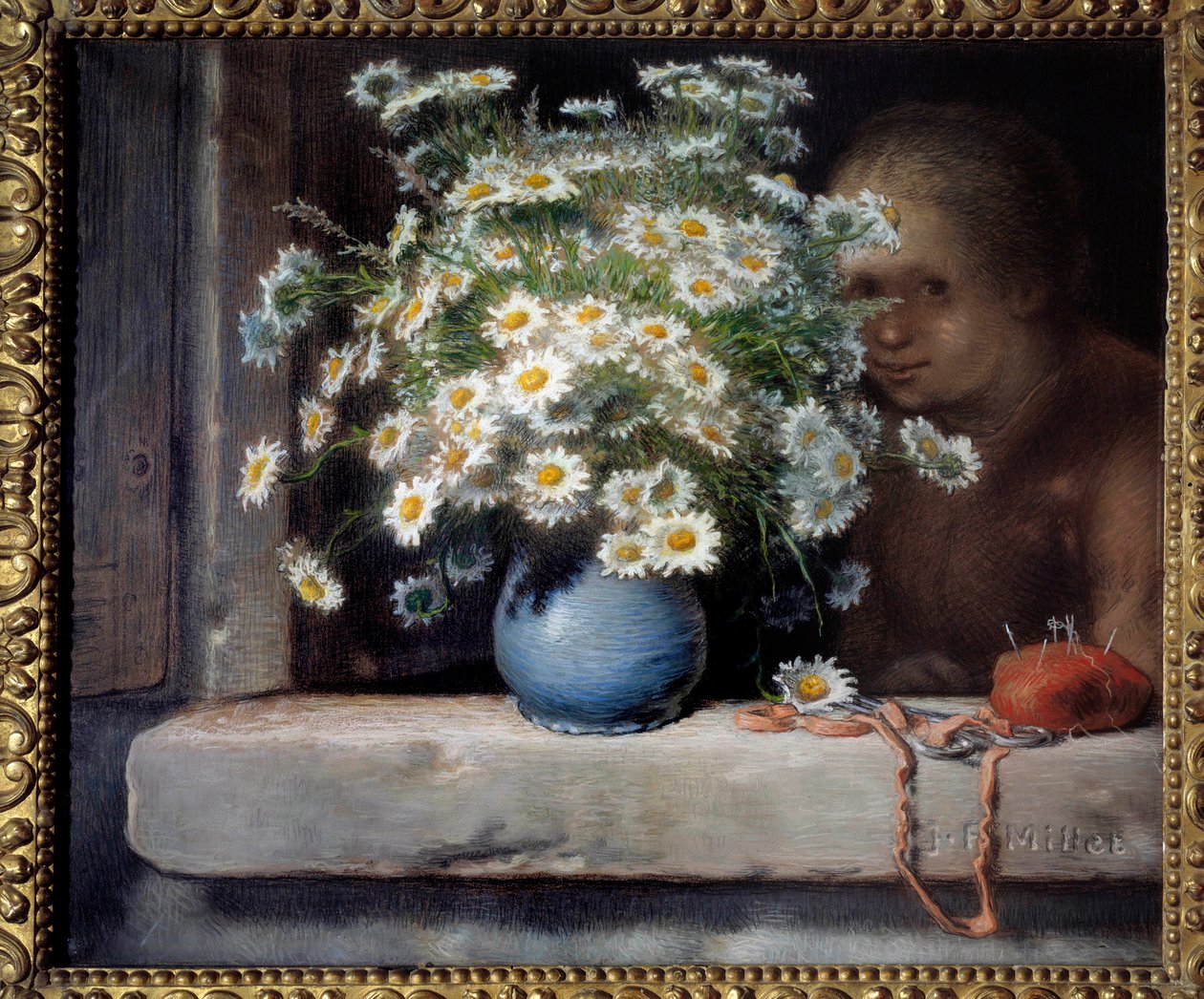 Bukiet stokrotek Pastel – Jean Francois Millet (1814-1875) 1871 Nd. 0,7x0,83 m Paryż, Muzeum Orsay autorstwa Jean Francois Millet