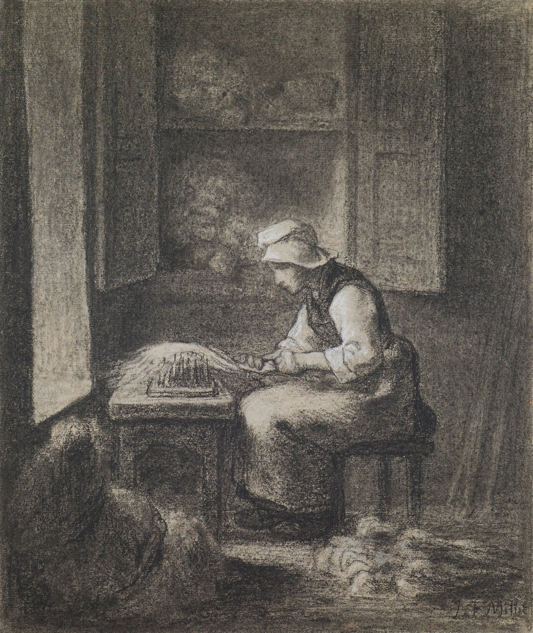 Carder autorstwa Jean Francois Millet