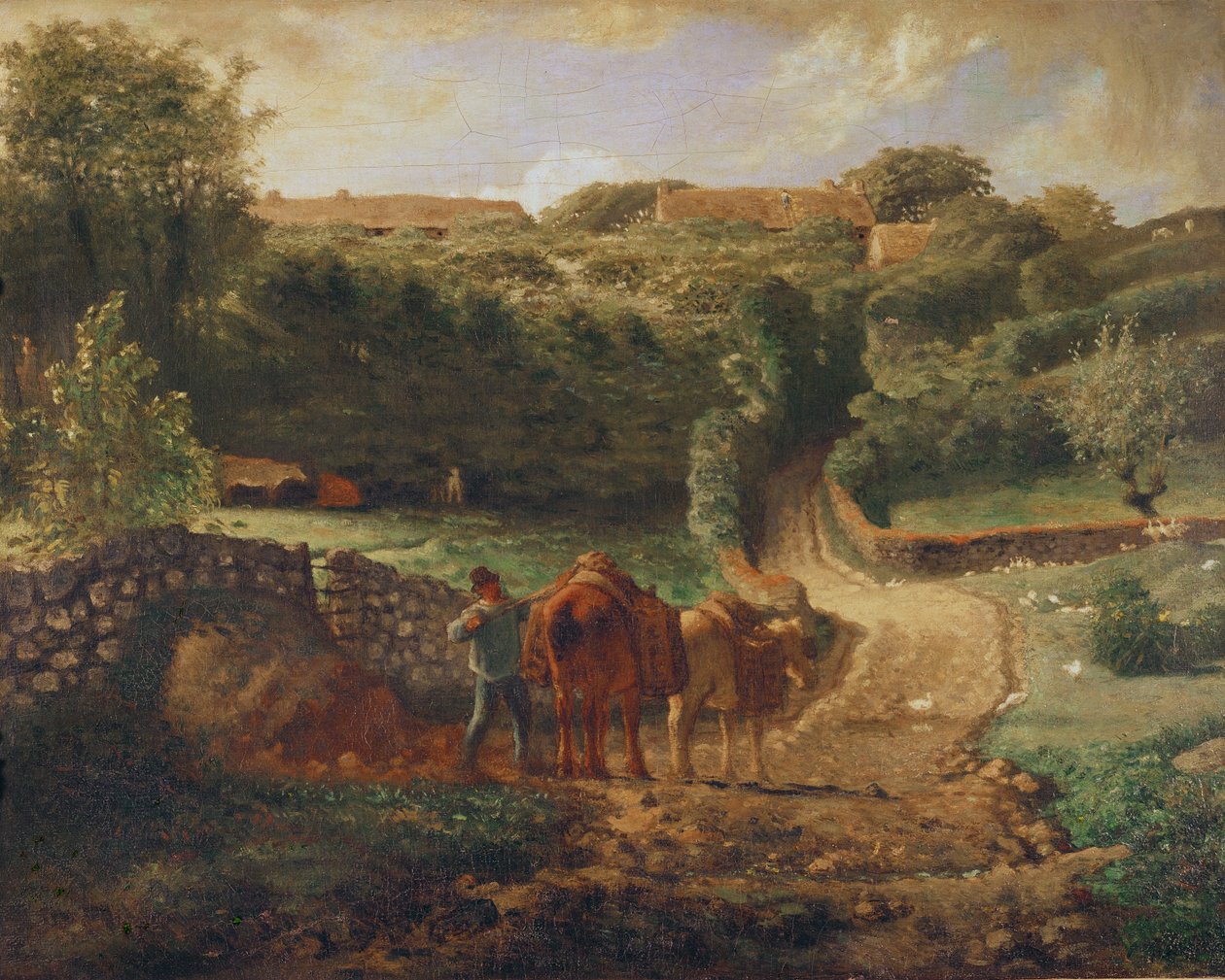 Kuzyn Hamlet w Greville, ok. 1865-73 autorstwa Jean Francois Millet