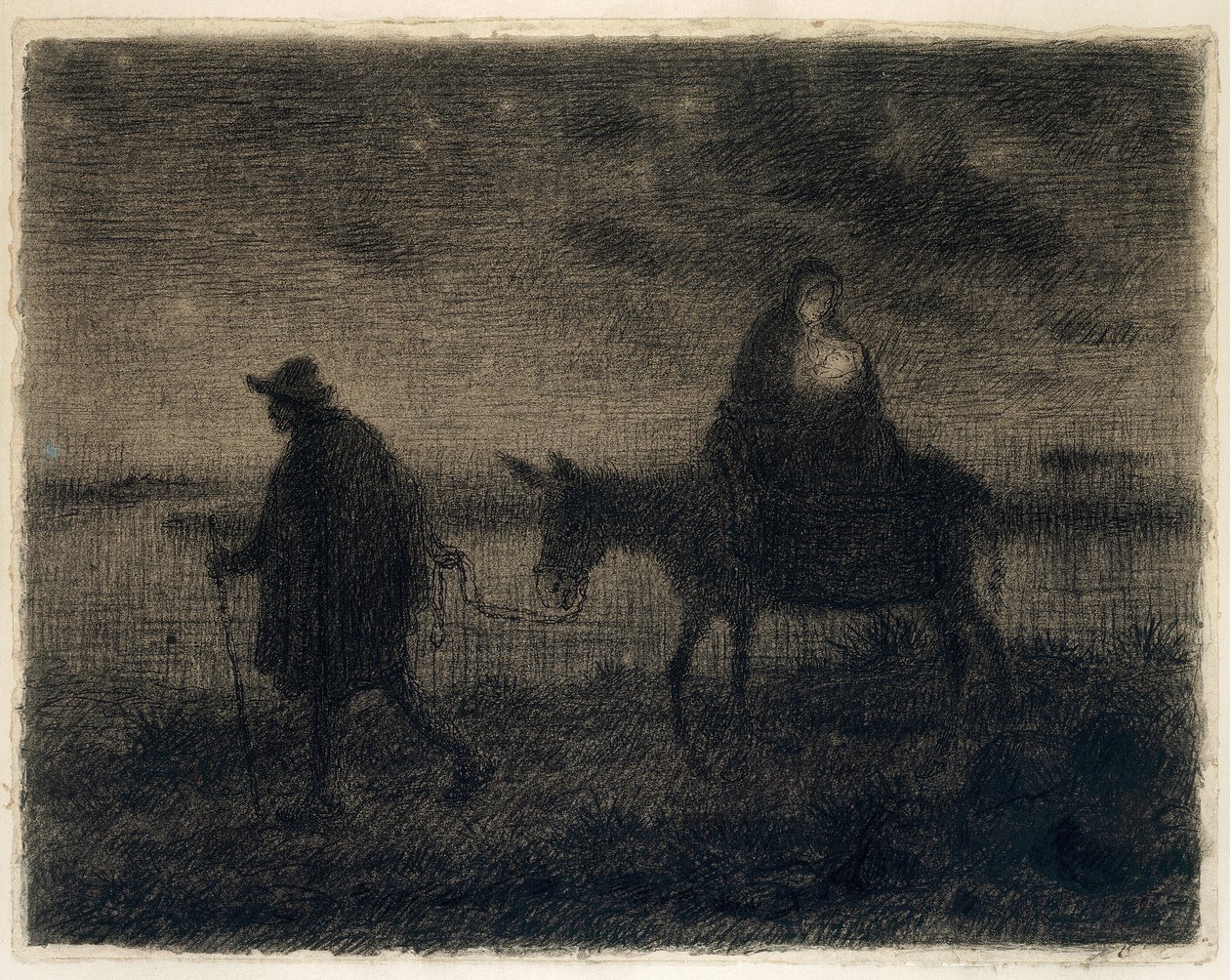 Lot do Egiptu autorstwa Jean Francois Millet