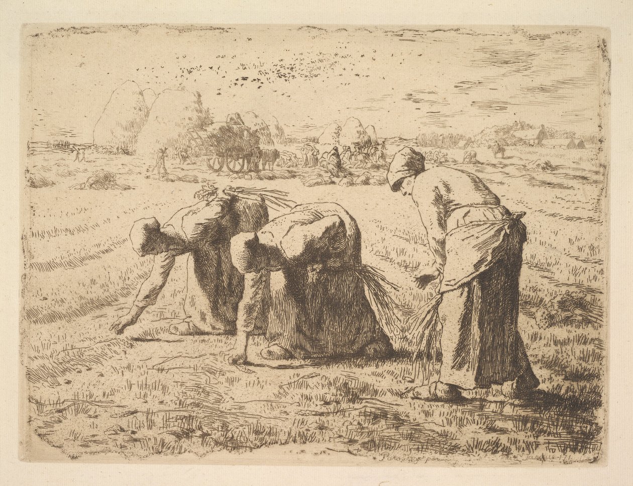 Zieleni, 1834-75. autorstwa Jean Francois Millet