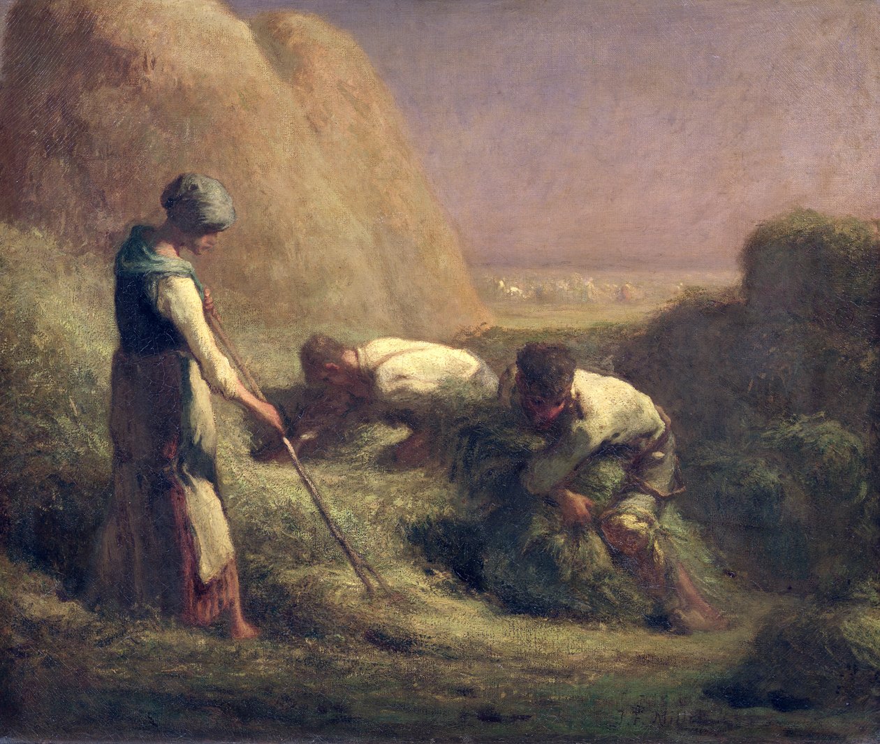 Spodnie, 1850-51 autorstwa Jean Francois Millet