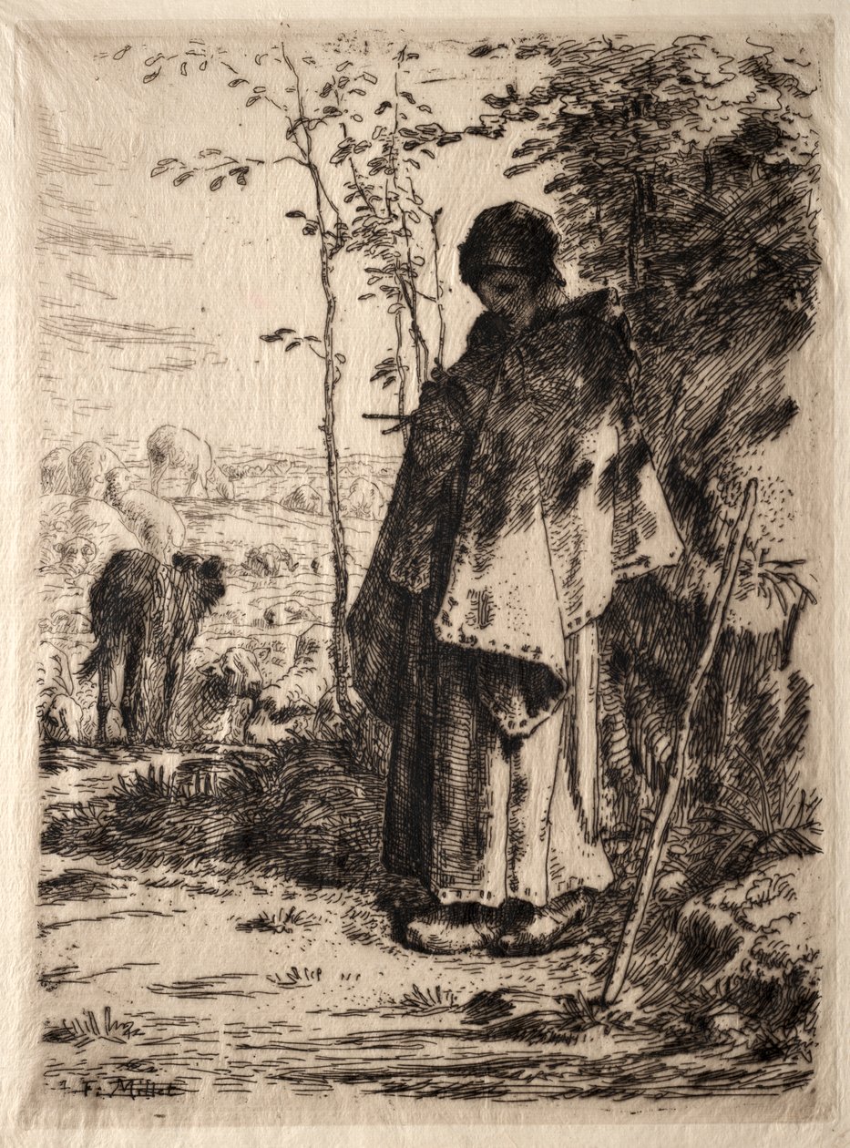 Wielka Pasterka autorstwa Jean Francois Millet
