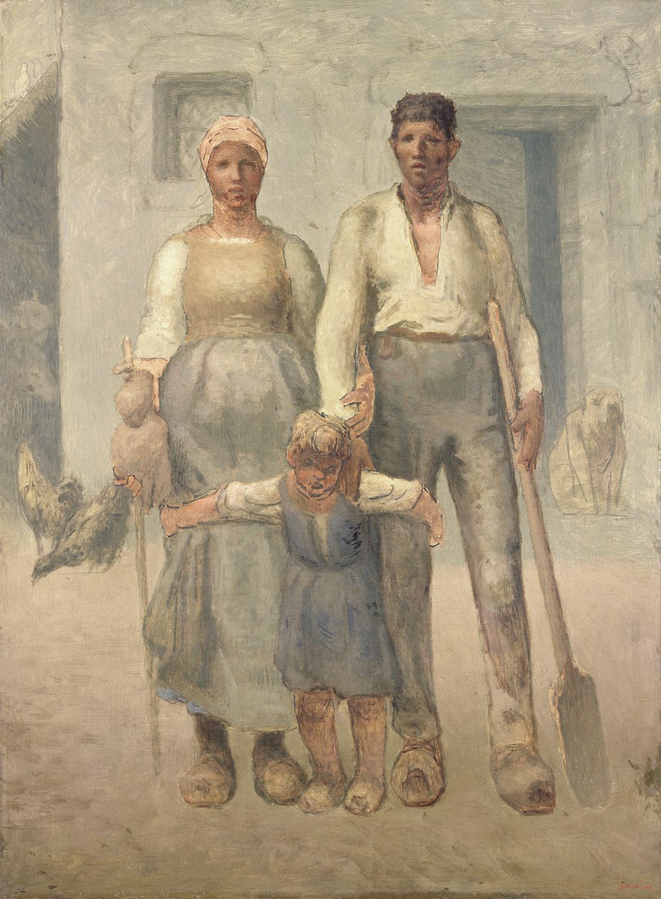 Rodzina chłopska autorstwa Jean Francois Millet