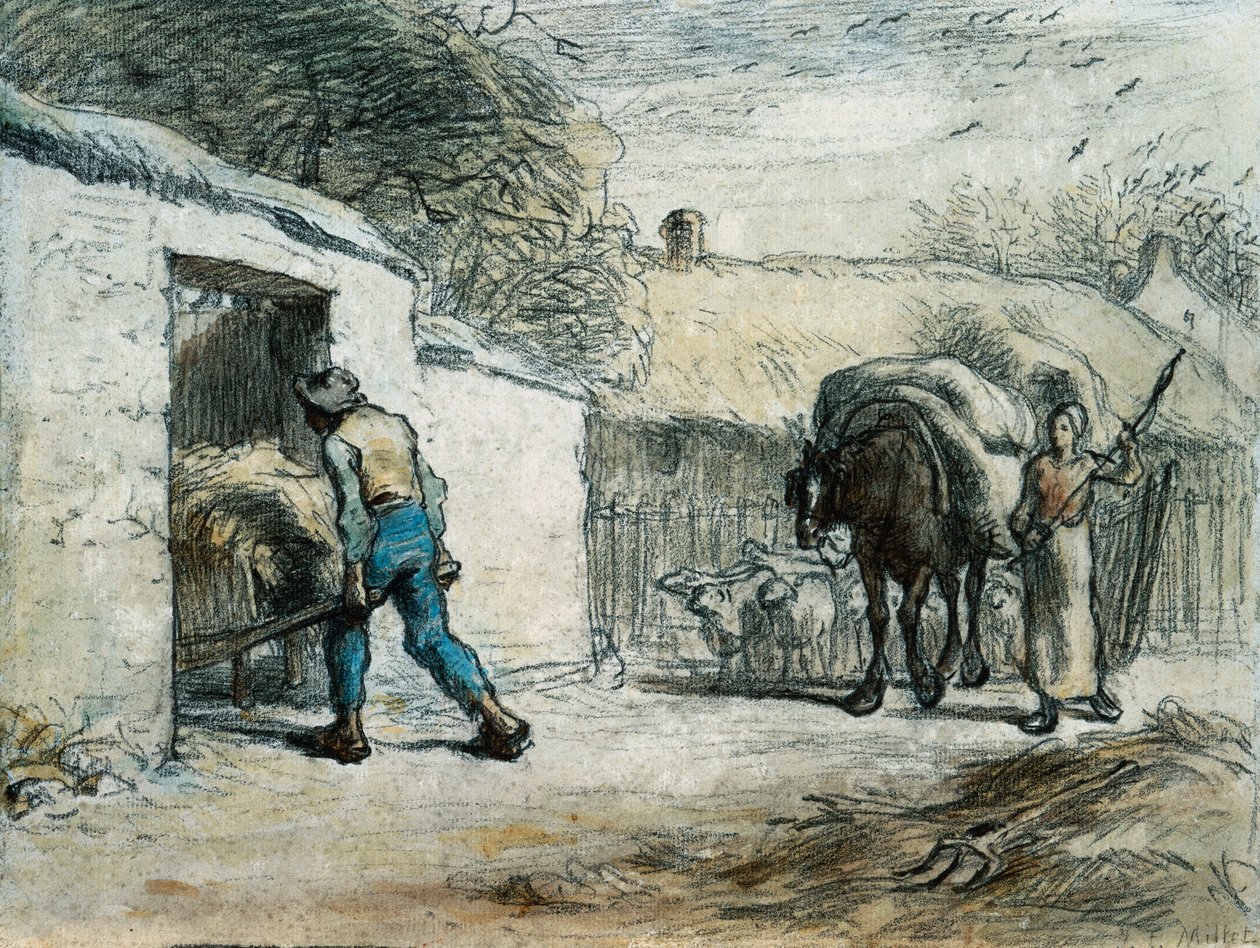Powrót z pola autorstwa Jean Francois Millet