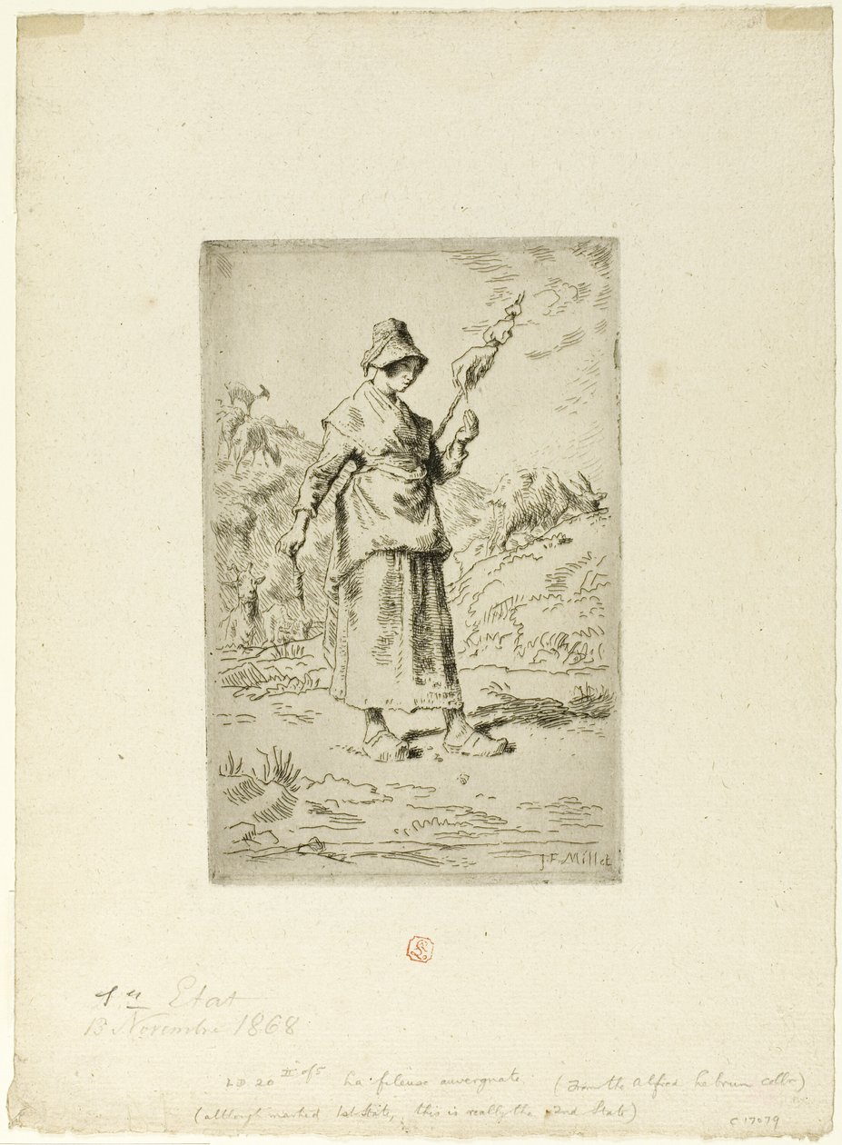 Spinner autorstwa Jean Francois Millet