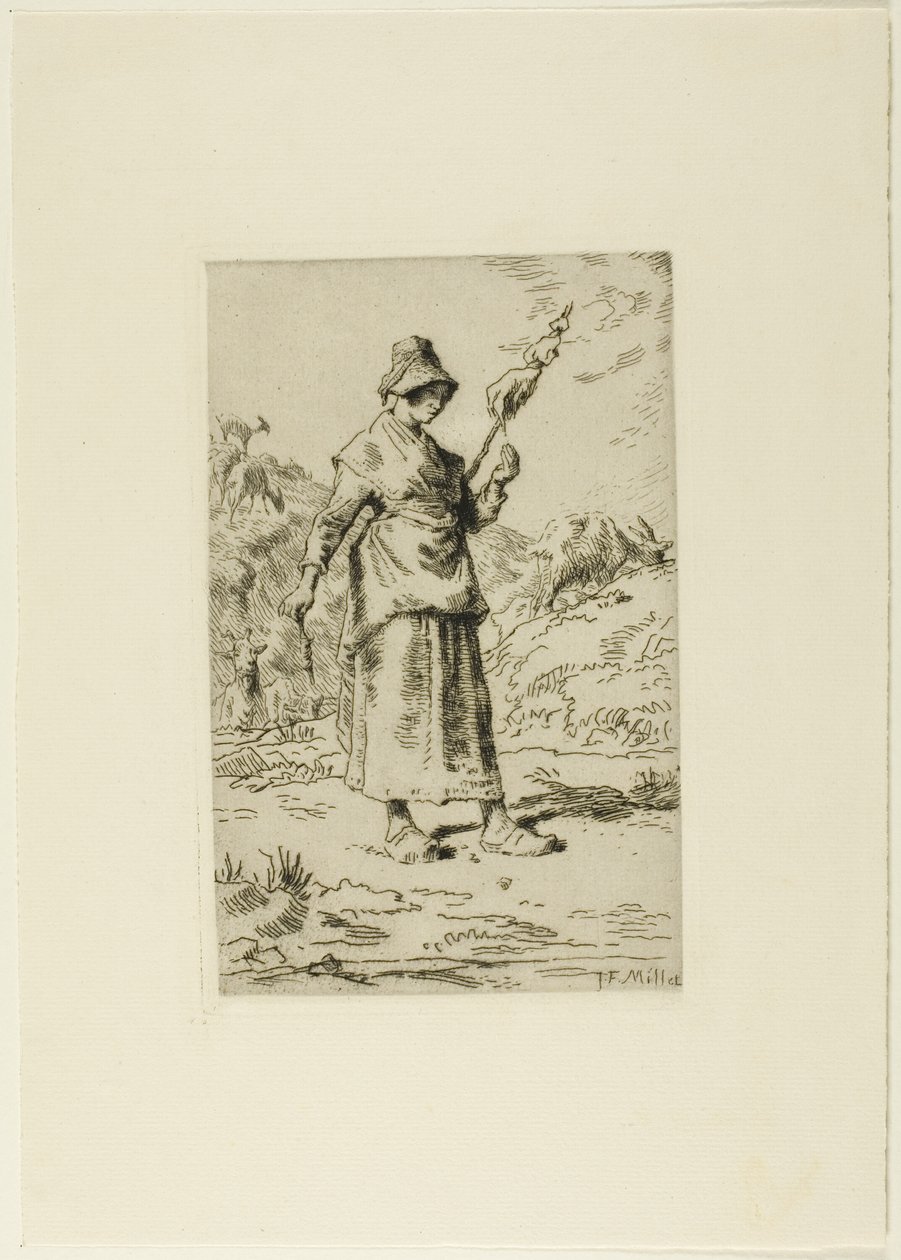 Spinner autorstwa Jean Francois Millet