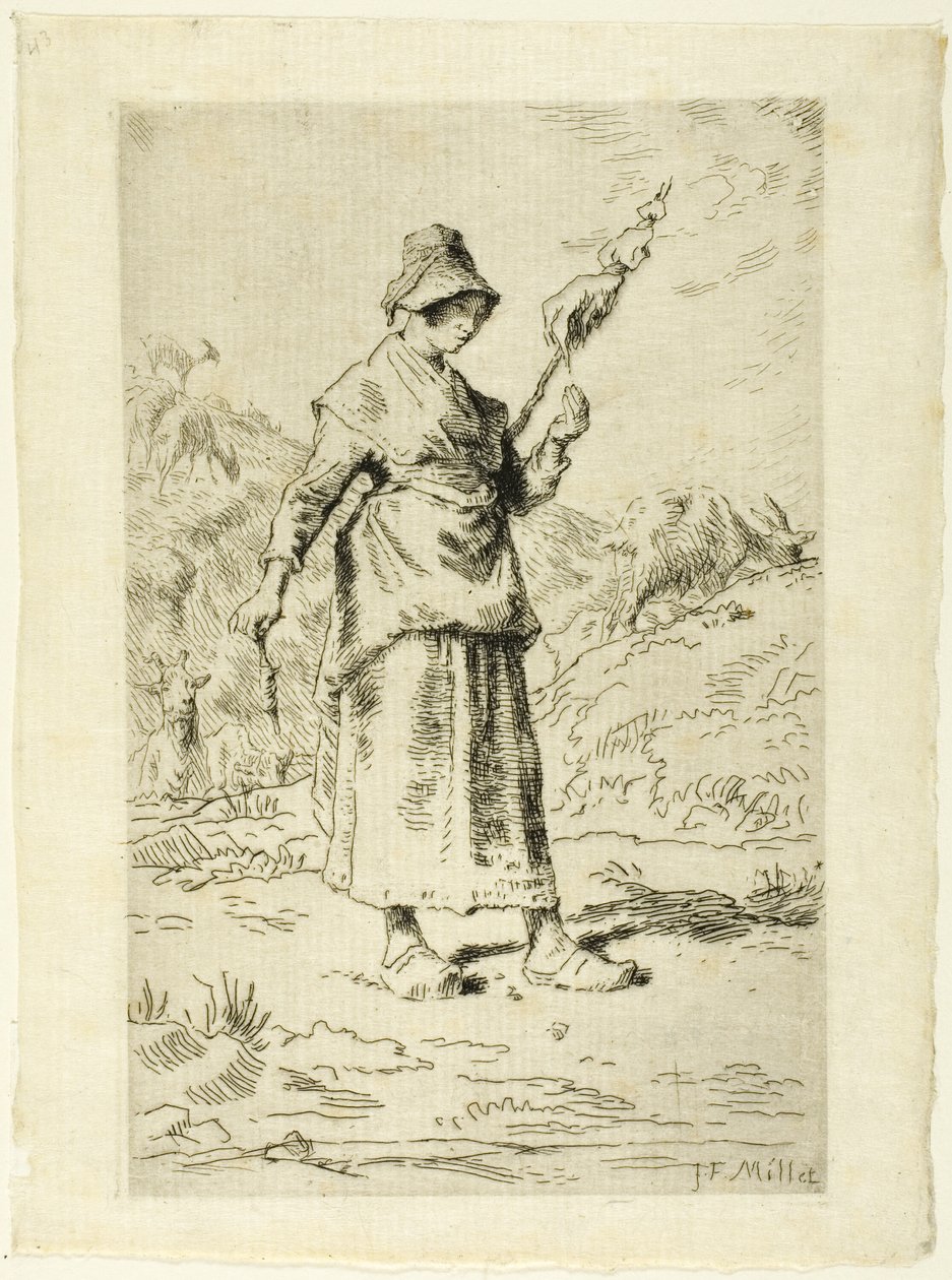 Spinner autorstwa Jean Francois Millet