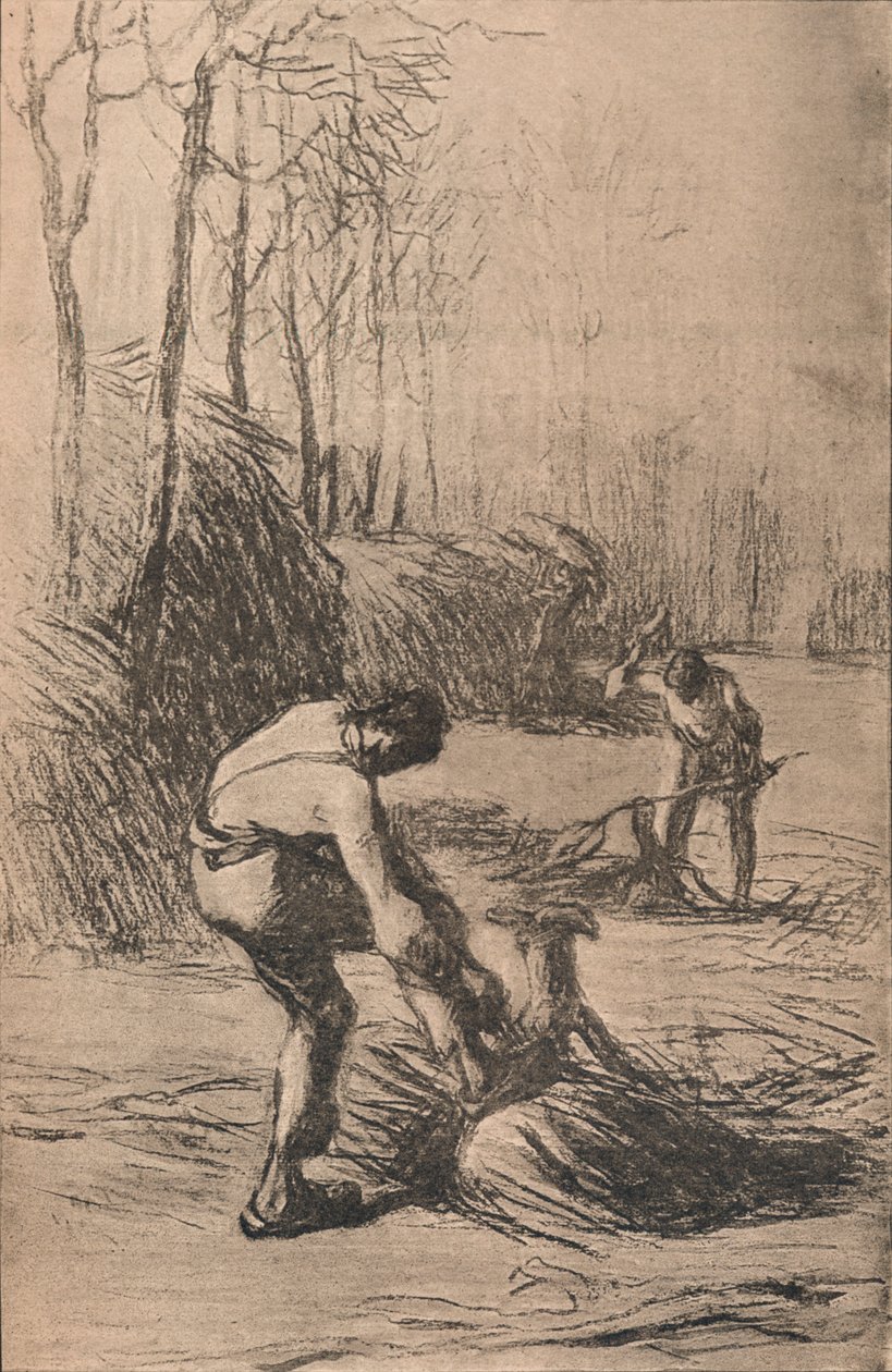 Drwale, ok. 1853 r. autorstwa Jean Francois Millet