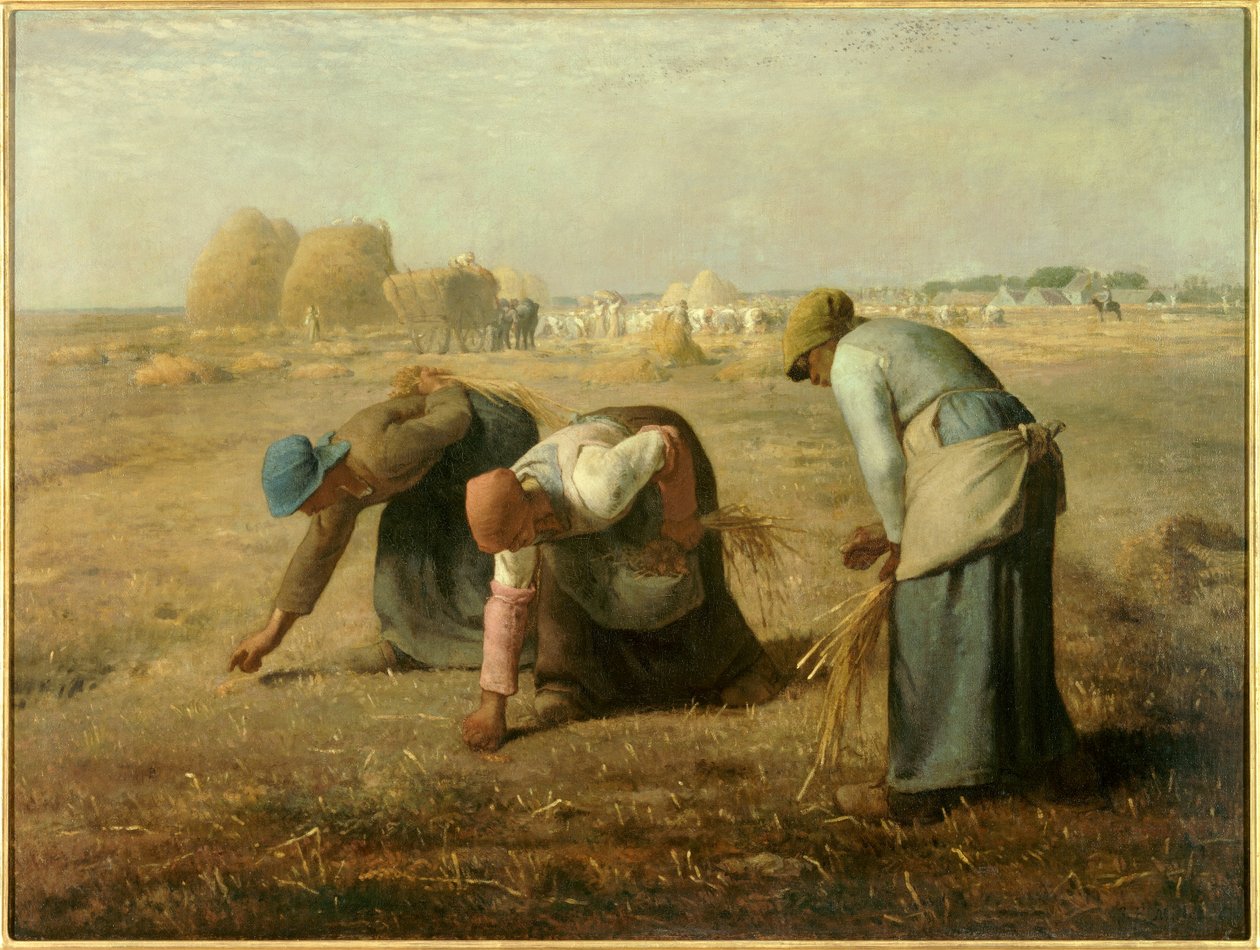 Zbieracze. Obraz Jeana Francois Milleta (1814 - 1875) autorstwa Jean Francois Millet