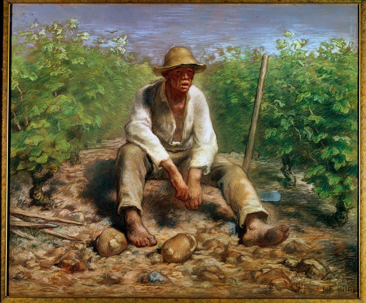 Winiarz Obraz Jeana Francois Milleta (1814-1875) Haga z XIX wieku. Rijksmuseum autorstwa Jean Francois Millet