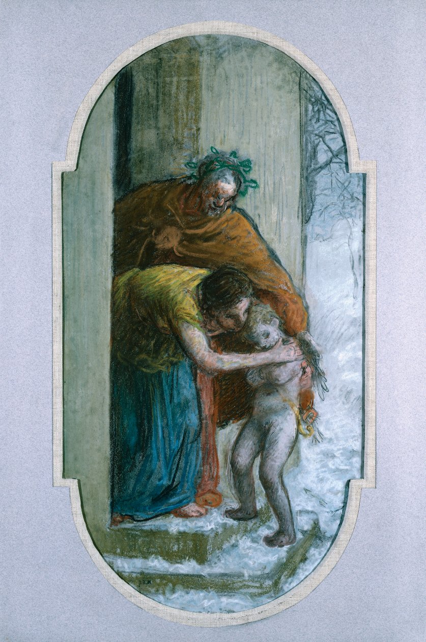 Zima, ok.1864 autorstwa Jean Francois Millet