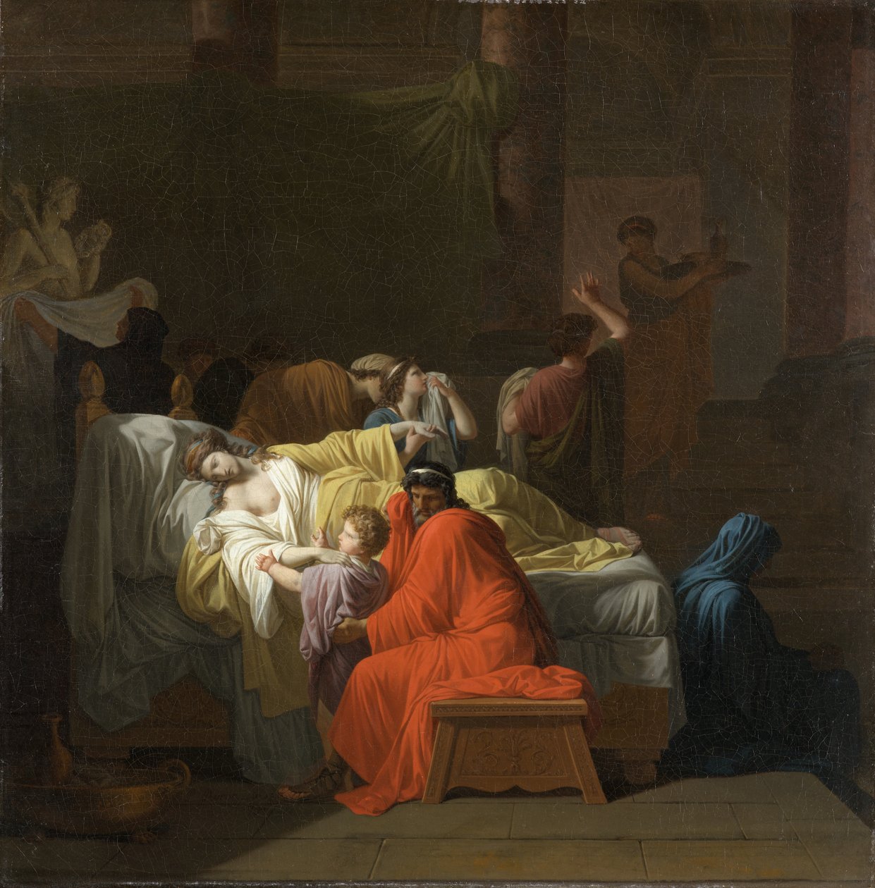 Śmierć Alkestis, 1794 autorstwa Jean François Pierre Peyron