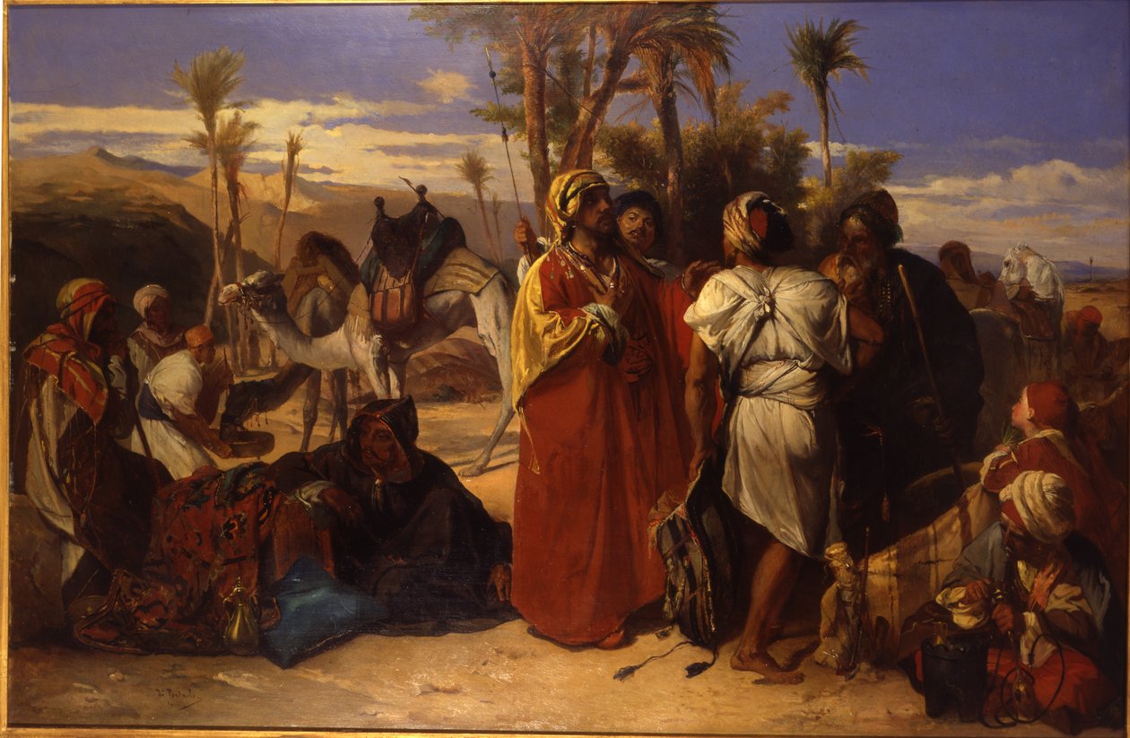 W oazie autorstwa Jean Francois Portaels