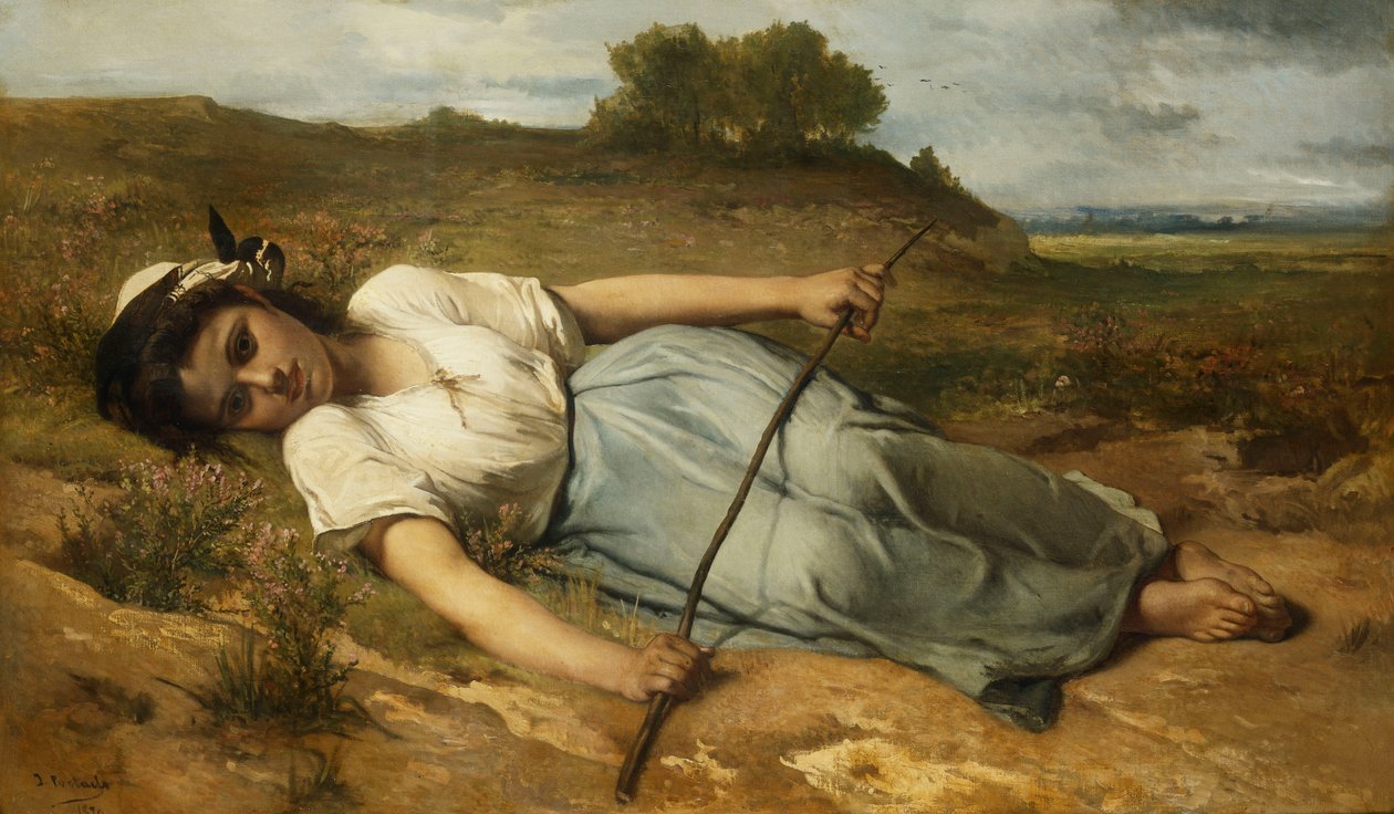 Pasterka, 1870 autorstwa Jean Francois Portaels