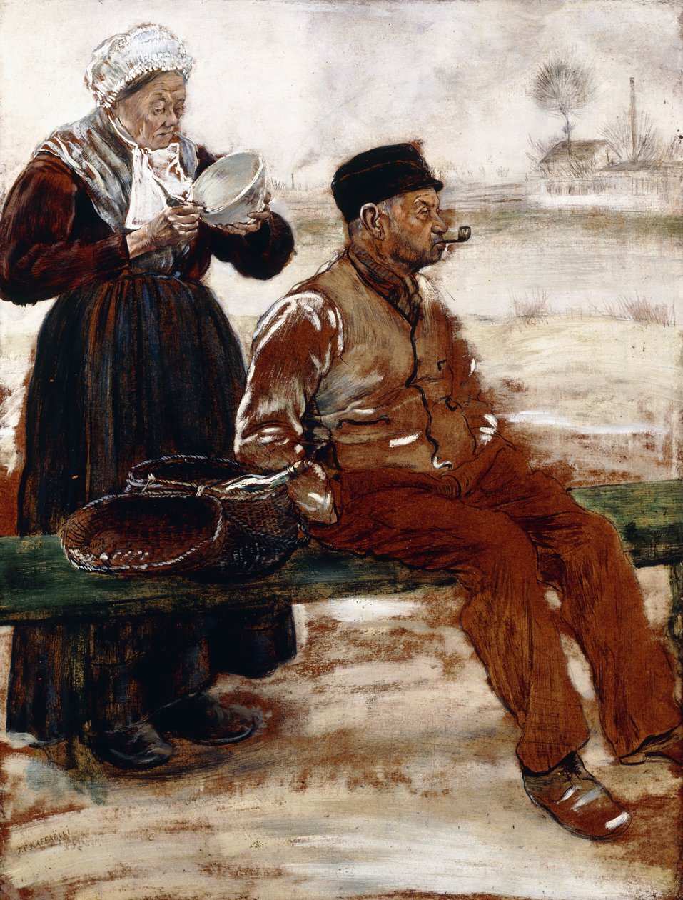 Po posiłku, autorstwa Jean Francois Raffaelli