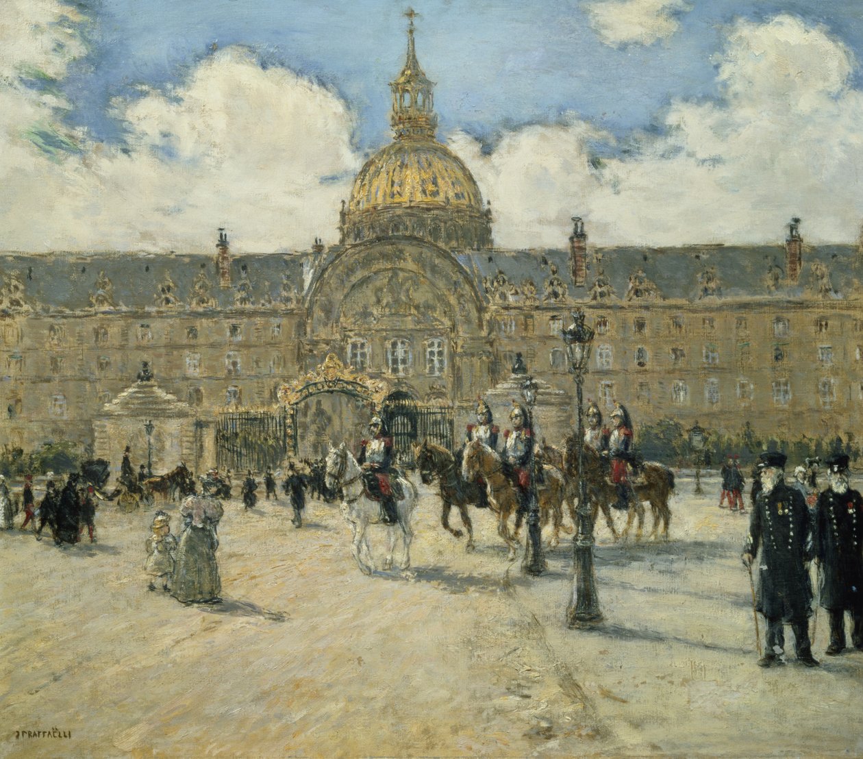 Hotel des Invalides autorstwa Jean Francois Raffaelli
