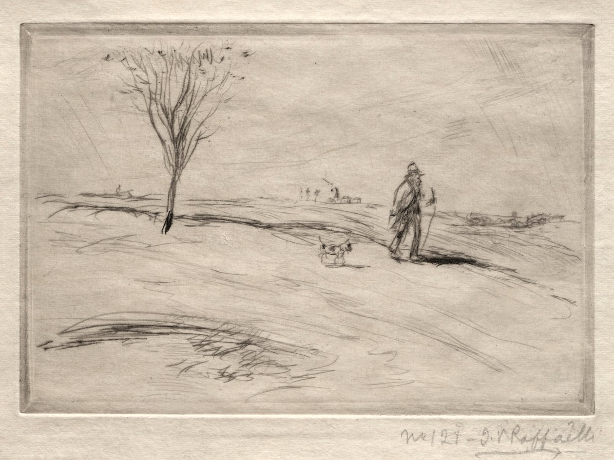 LE cha kopalni AU. autorstwa Jean Francois Raffaelli