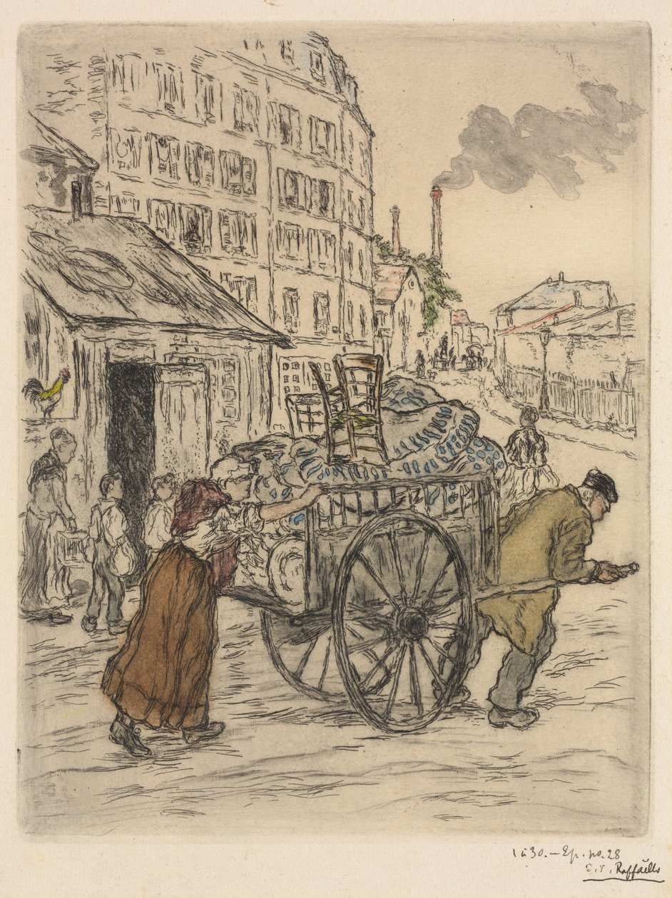 Poruszający autorstwa Jean Francois Raffaelli