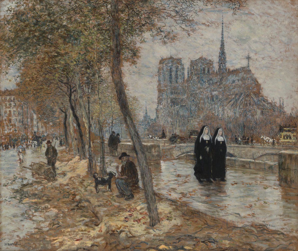 Notre Dame de Paris autorstwa Jean Francois Raffaelli