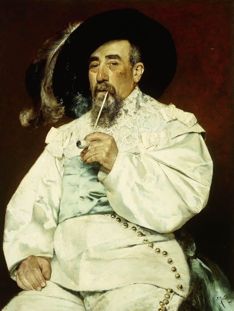 Portret dżentelmena, 1876 autorstwa Jean Francois Raffaelli
