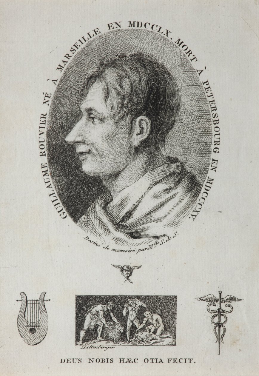 Portret Guillaume Rouvier 1760-1815, 1815 autorstwa Jean Francois Xavier Hattenberger