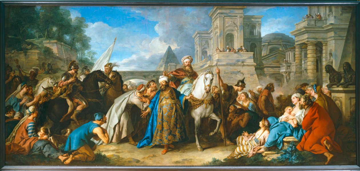 Triumf Mordecai ... autorstwa Jean François de Troy