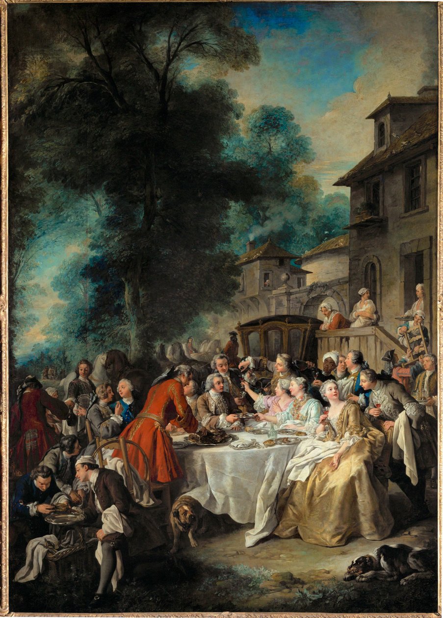 Lunch myśliwski ... autorstwa Jean François de Troy