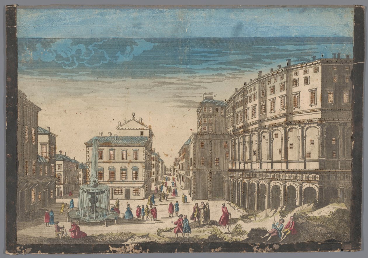Widok Teatru Marcellusa w Rzymie autorstwa Jean François Daumont (possibly)